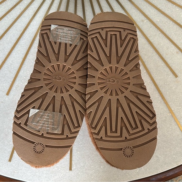 UGG Tazz Braid Hardwood Platform Slipper Shoes - Picture 3 of 4